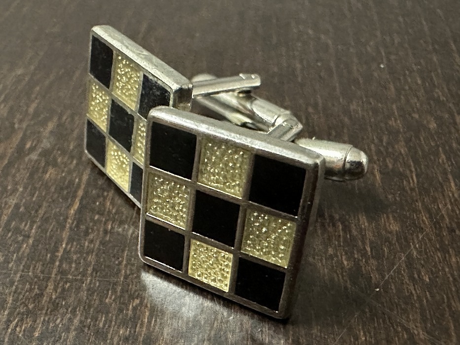 107416 カフスボタン カフリンクス スウィヴル式