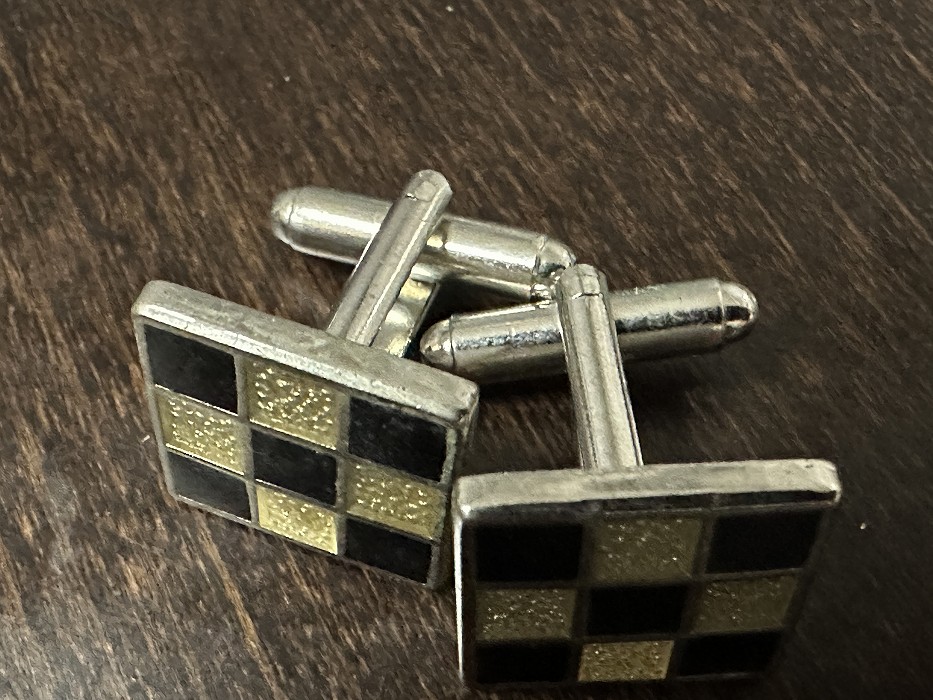 107416 カフスボタン カフリンクス スウィヴル式