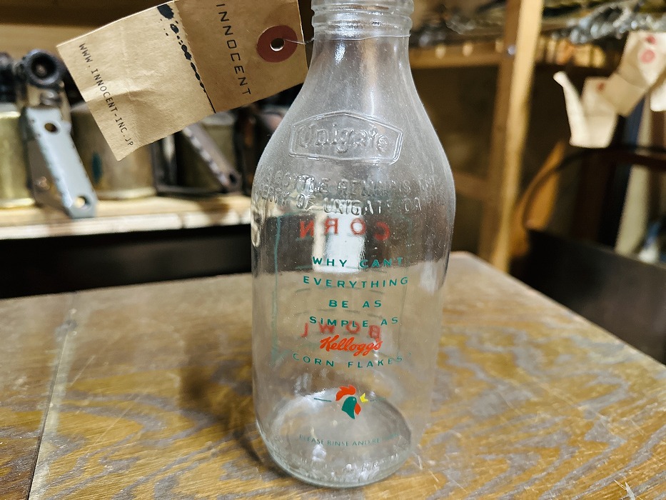 001901 ヴィンテージ ボトル 瓶 イギリス ガラス