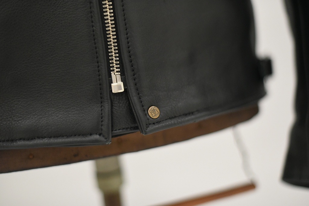 英国 「GOLDTOP」 「The '68 Cafe Racer Jacket」 レザージャケット COLOR：BLACK　　送料無料