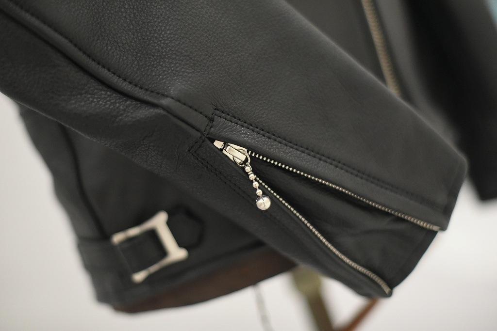 英国 「GOLDTOP」 「The '68 Cafe Racer Jacket」 レザージャケット COLOR：BLACK　　送料無料