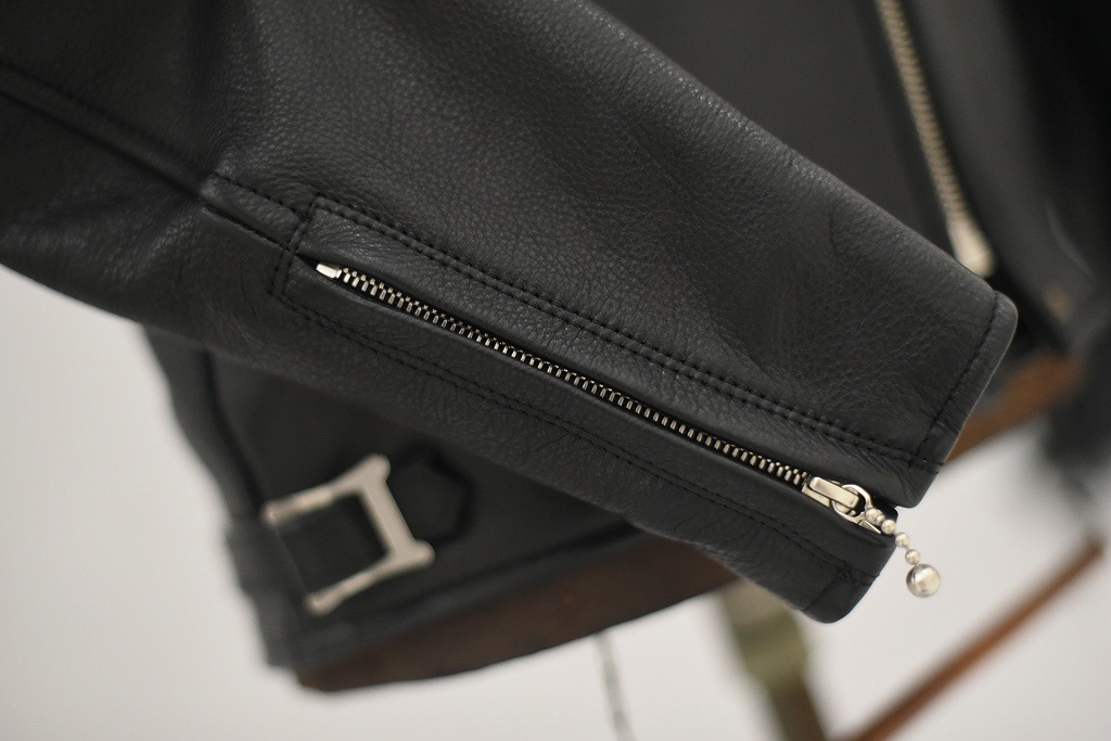 英国 「GOLDTOP」 「The '68 Cafe Racer Jacket」 レザージャケット COLOR：BLACK　　送料無料