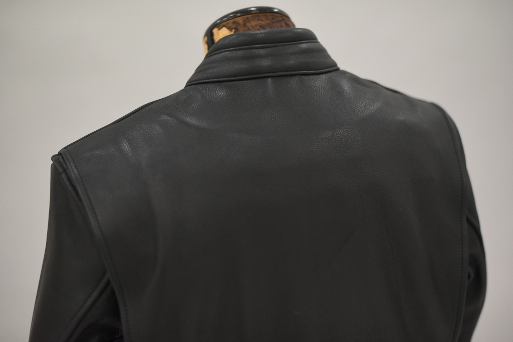 英国 「GOLDTOP」 「The '68 Cafe Racer Jacket」 レザージャケット COLOR：BLACK　　送料無料