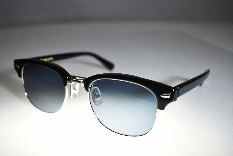 RFH-BB フリップサングラス 「RAWGUN」 ハーフリム BLACK/BLUE  INNOCENT Original Products
