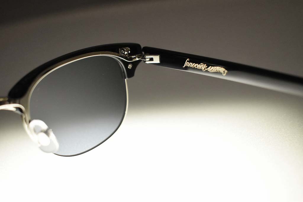 RFH-BB フリップサングラス 「RAWGUN」 ハーフリム BLACK/BLUE  INNOCENT Original Products