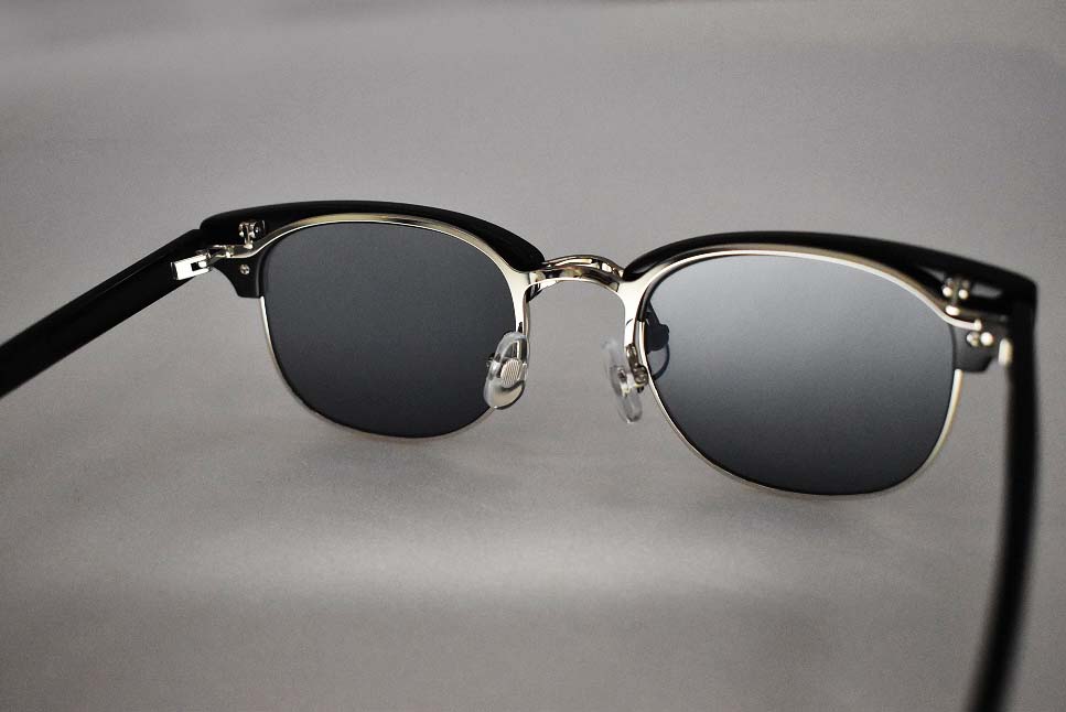 RFH-BB フリップサングラス 「RAWGUN」 ハーフリム BLACK/BLUE  INNOCENT Original Products