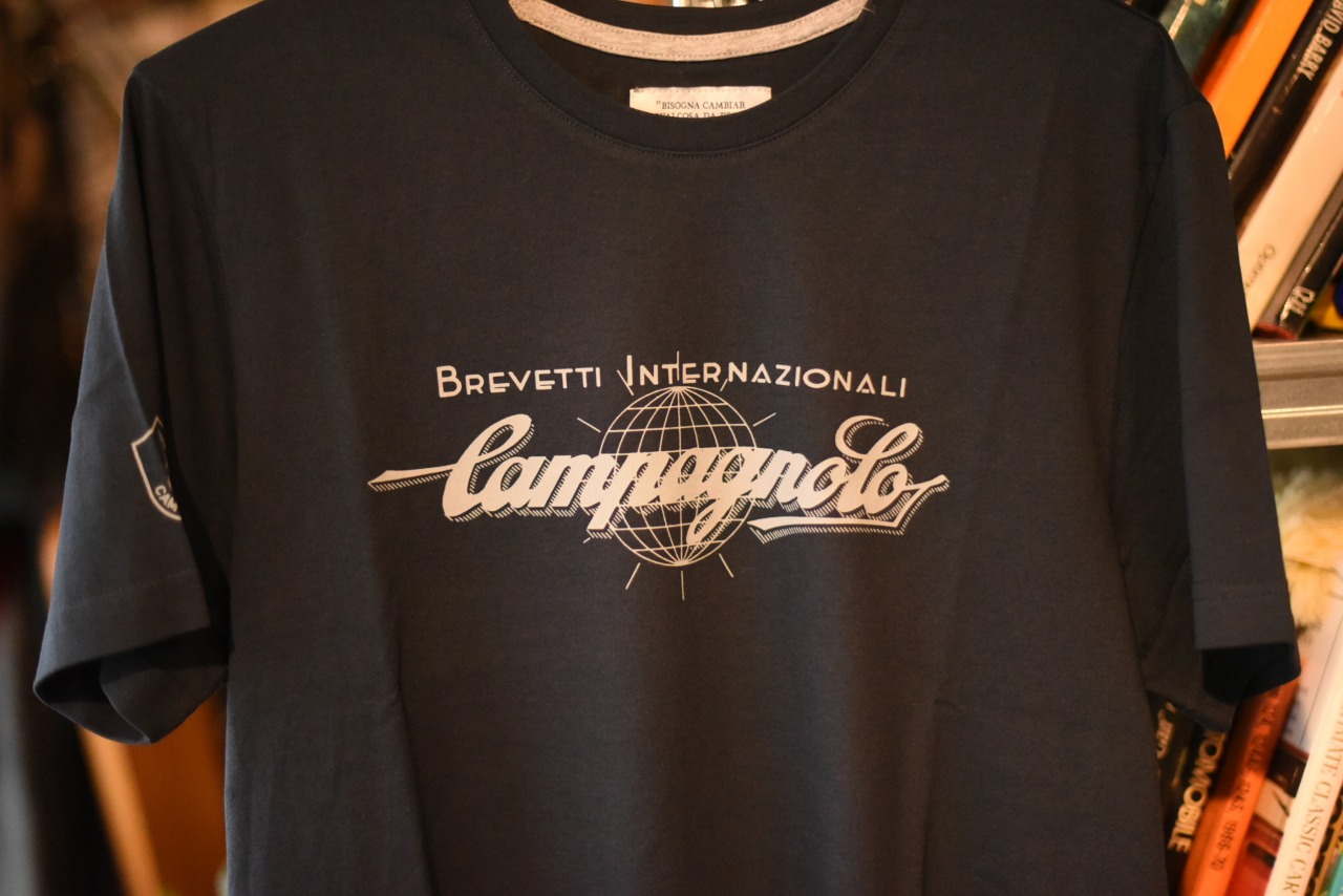 ネイビー S 国内未発売　カンパニョーロ  クラシック Ｔシャツ　CAMPAGNOLO