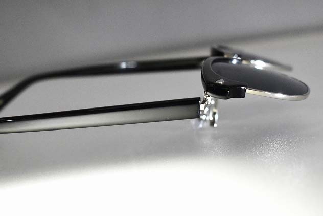 RFH-BB フリップサングラス 「RAWGUN」 ハーフリム BLACK/BLUE  INNOCENT Original Products