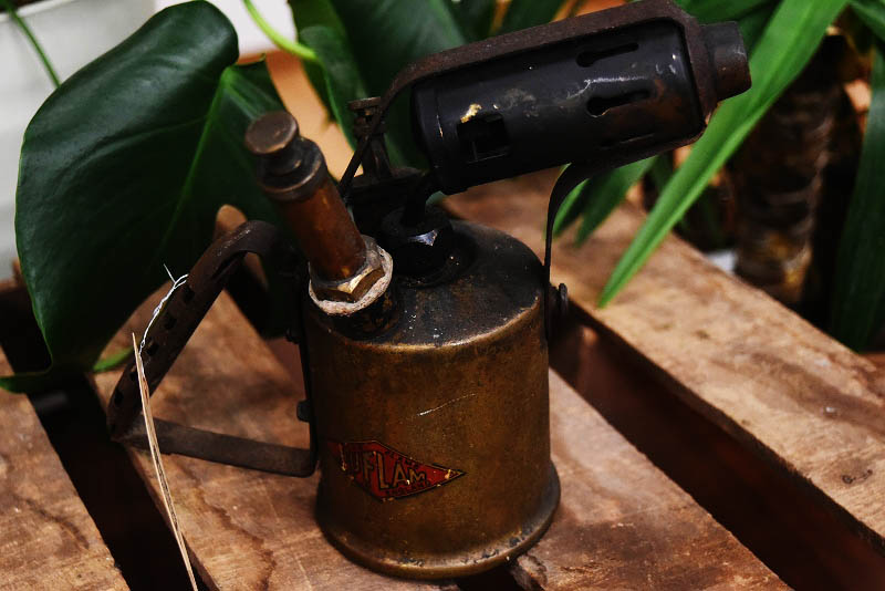 105287 「BUFLAM」　BLUE FLAME MADE IN ENGLAND　ブラス　トーチ　バーナー　ブロートーチ　コンロ　キャンプ　真鍮　