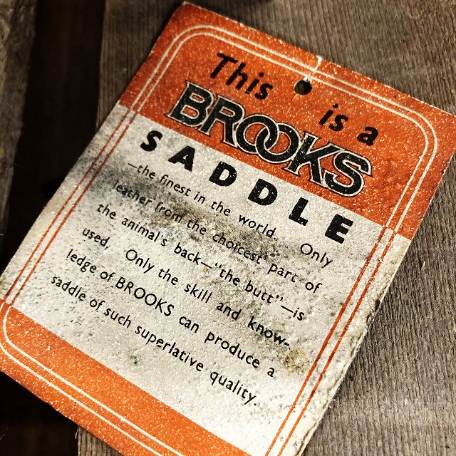 105700 ヴィンテージ　「BROOKS」 B15  ブルックス　サドル　シート　自転車
