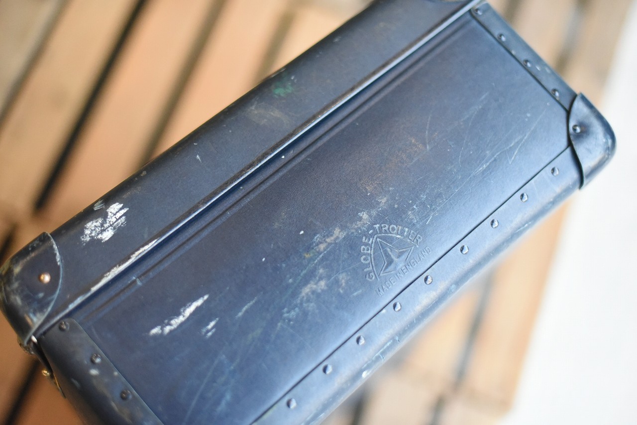 106002 UK ヴィンテージ　英国 グローブ トロッター 「GLOBE TROTTER」 MADE IN ENGLAND 刻印