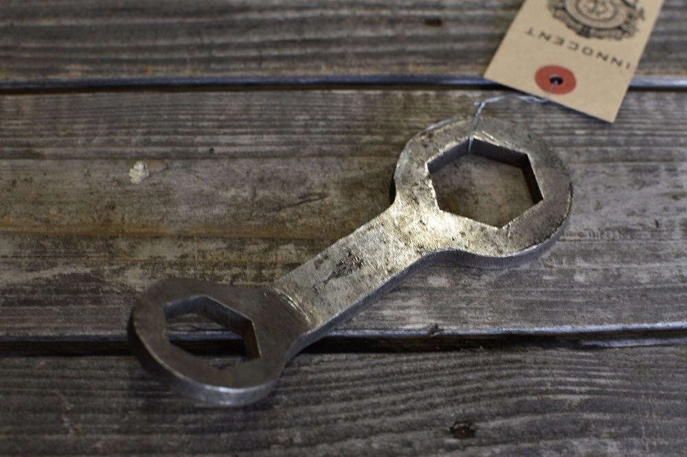 107020 UK ヴィンテージ　BSA 両口メガネレンチ　ツール　英国 MADE IN ENGLAND