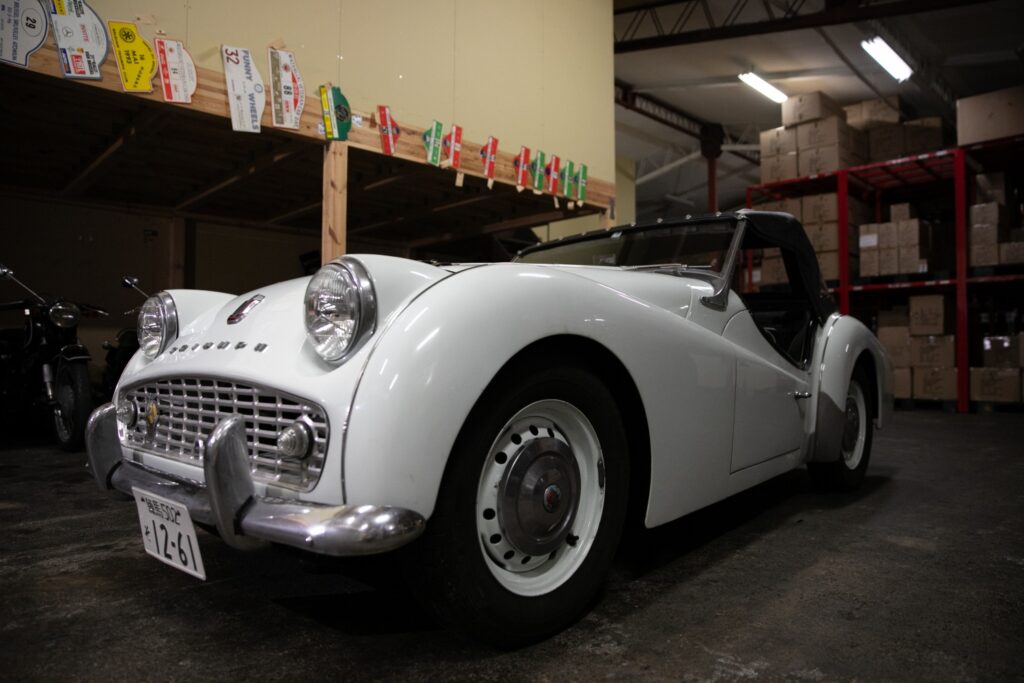 R0001 レンタル　貸出車両 「1959年式 TRIUMPH TR3」トライアンフ