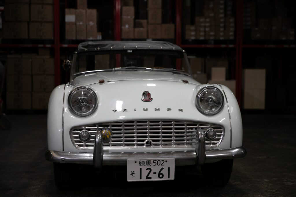 R0001 レンタル　貸出車両 「1959年式 TRIUMPH TR3」トライアンフ