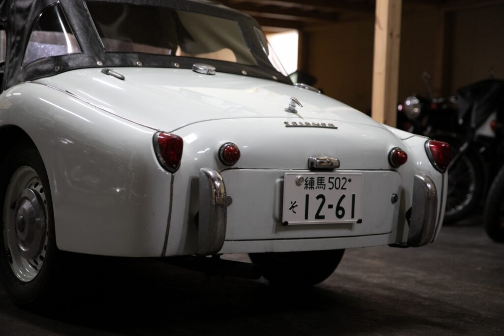 R0001 レンタル　貸出車両 「1959年式 TRIUMPH TR3」トライアンフ