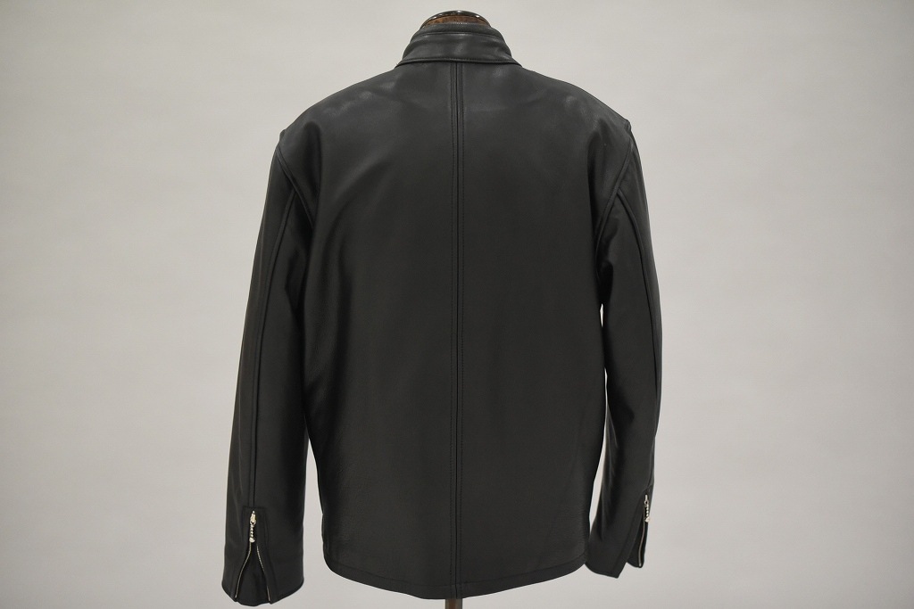英国 「GOLDTOP」 「The '74 Scuftuf Jacket」 レザージャケット COLOR：BLACK　　送料無料