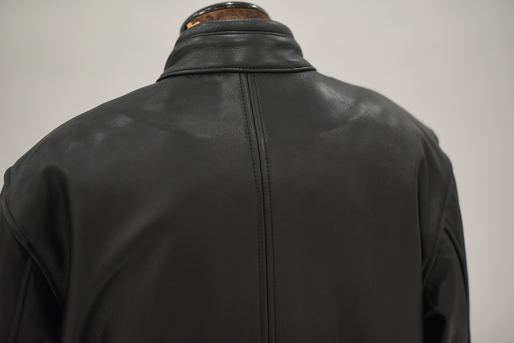 英国 「GOLDTOP」 「The '74 Scuftuf Jacket」 レザージャケット COLOR：BLACK　　送料無料
