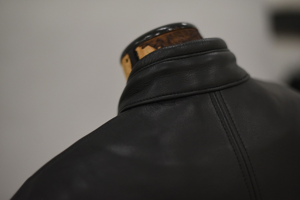 英国 「GOLDTOP」 「The '74 Scuftuf Jacket」 レザージャケット COLOR：BLACK　　送料無料