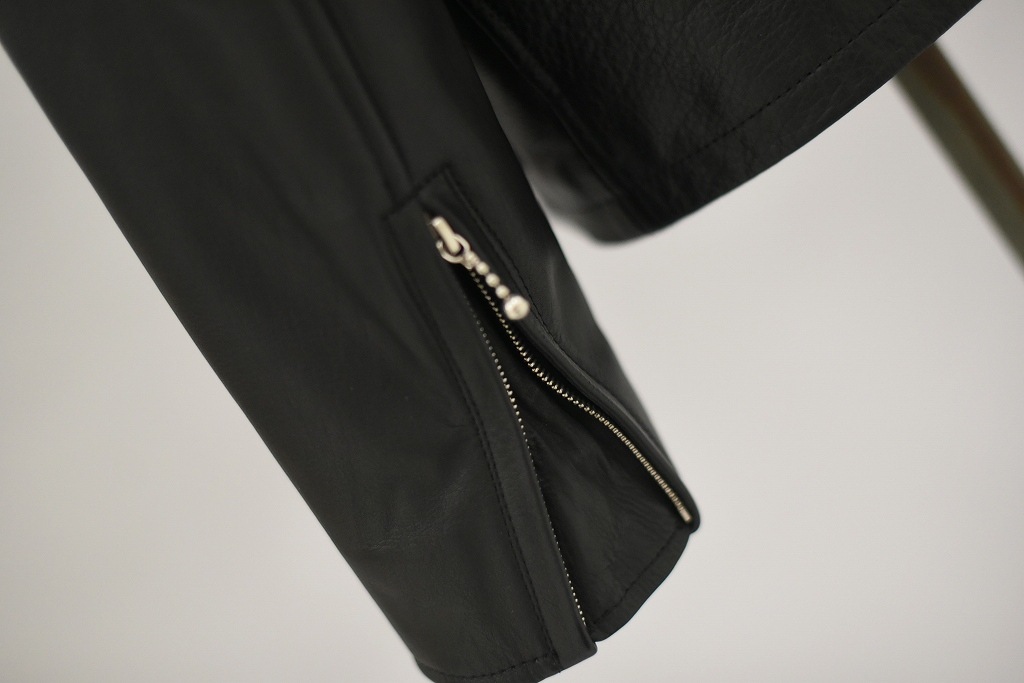 英国 「GOLDTOP」 「The '74 Scuftuf Jacket」 レザージャケット COLOR：BLACK　　送料無料