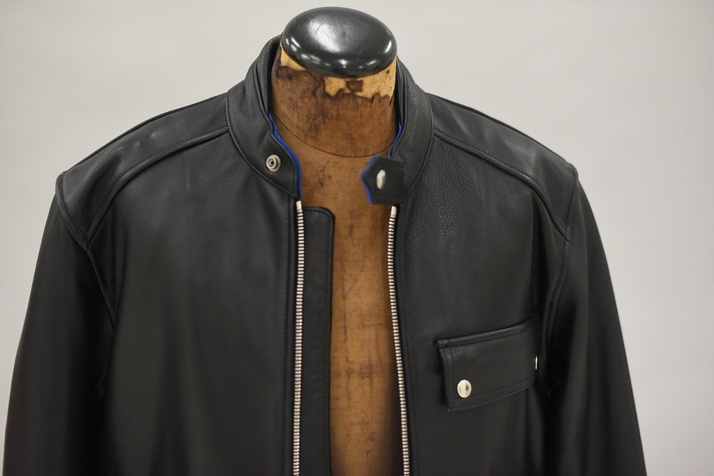 英国 「GOLDTOP」 「The '74 Scuftuf Jacket」 レザージャケット COLOR：BLACK　　送料無料