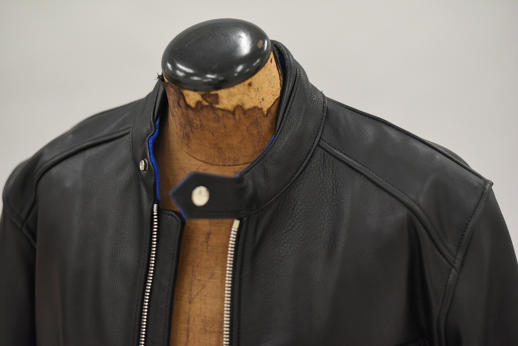 英国 「GOLDTOP」 「The '74 Scuftuf Jacket」 レザージャケット COLOR：BLACK　　送料無料