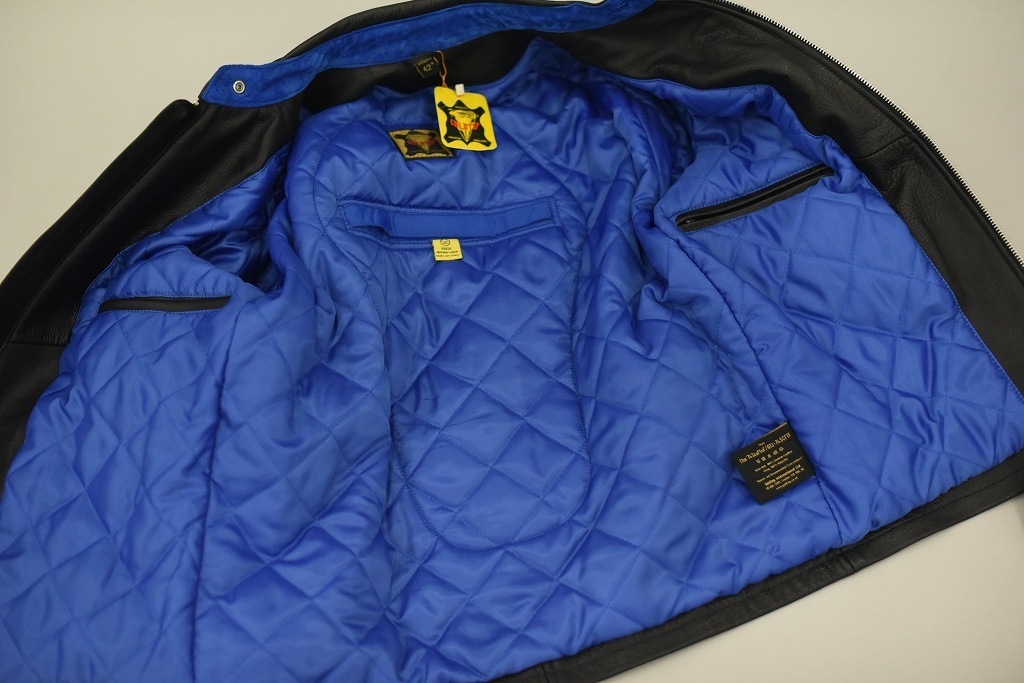 英国 「GOLDTOP」 「The '74 Scuftuf Jacket」 レザージャケット COLOR：BLACK　　送料無料