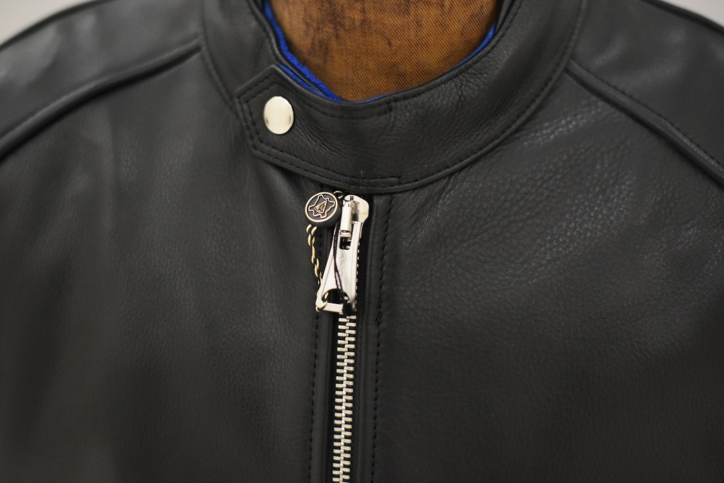 英国 「GOLDTOP」 「The '74 Scuftuf Jacket」 レザージャケット COLOR：BLACK　　送料無料