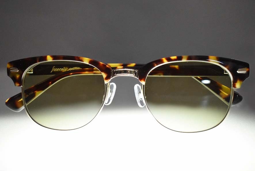 RFH-DG フリップサングラス 「RAWGUN」 ハーフリム DEMI/GREEN  INNOCENT Original Products