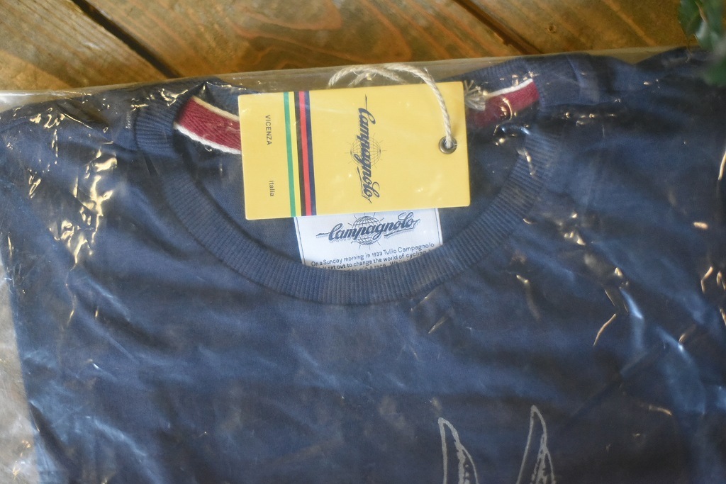 ネイビー M 国内未発売　カンパニョーロ  クラシック Ｔシャツ　CAMPAGNOLO