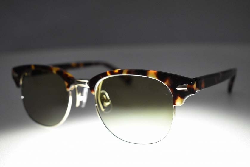 RFH-DG フリップサングラス 「RAWGUN」 ハーフリム DEMI/GREEN  INNOCENT Original Products