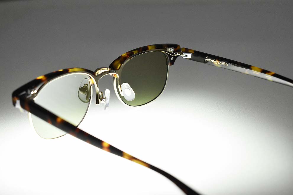 RFH-DG フリップサングラス 「RAWGUN」 ハーフリム DEMI/GREEN  INNOCENT Original Products