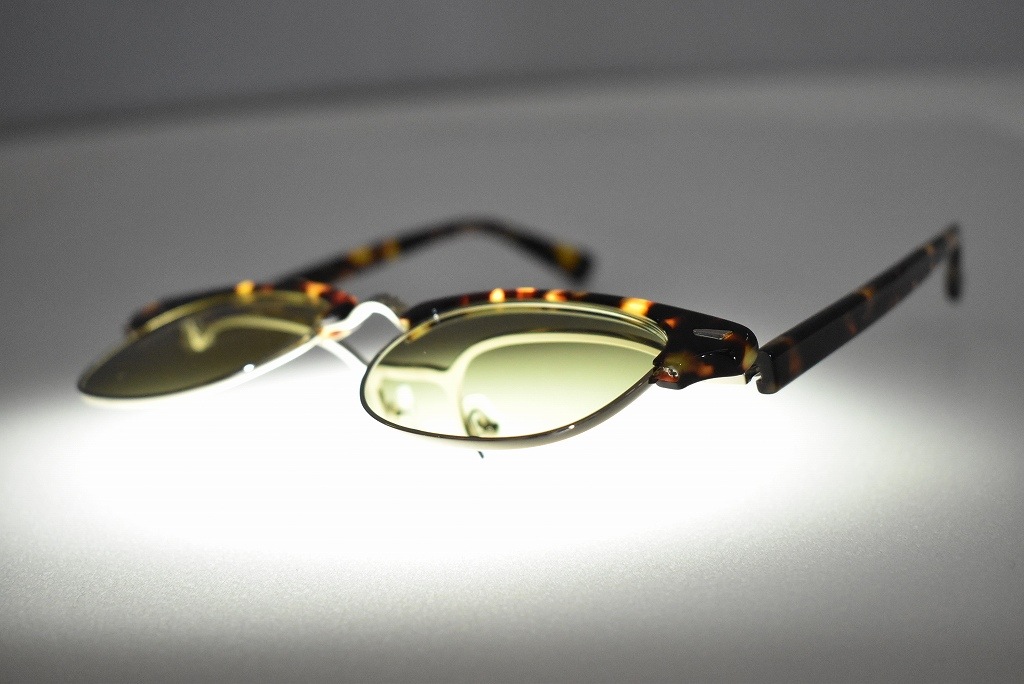 RFH-DG フリップサングラス 「RAWGUN」 ハーフリム DEMI/GREEN  INNOCENT Original Products