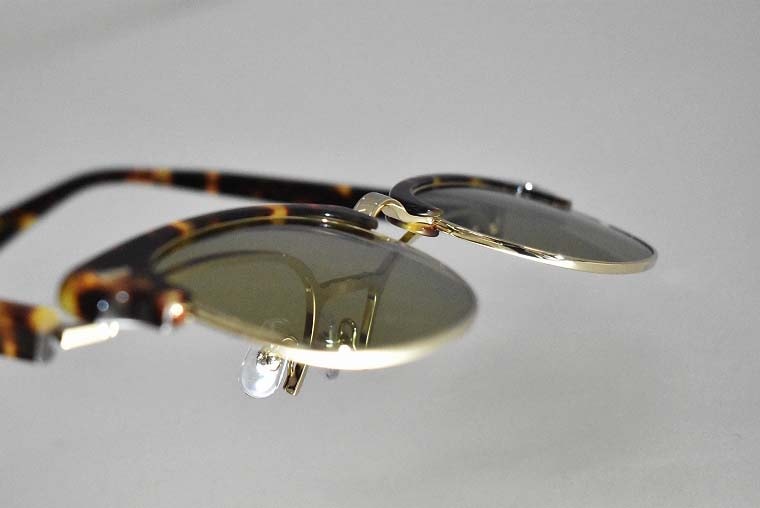 RFH-DG フリップサングラス 「RAWGUN」 ハーフリム DEMI/GREEN  INNOCENT Original Products