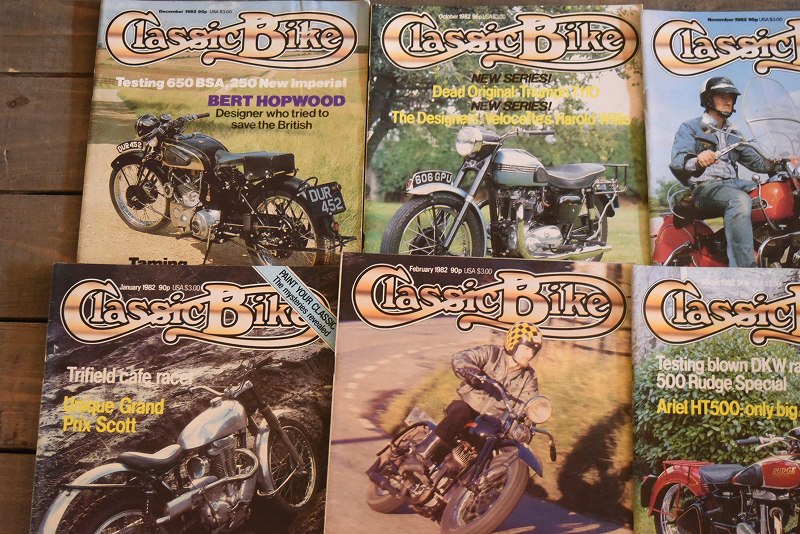 B0900 「Classic Bike」 クラシックバイク　12冊セット　ヴィンテージ　モーターサイクル誌　古本　雑誌