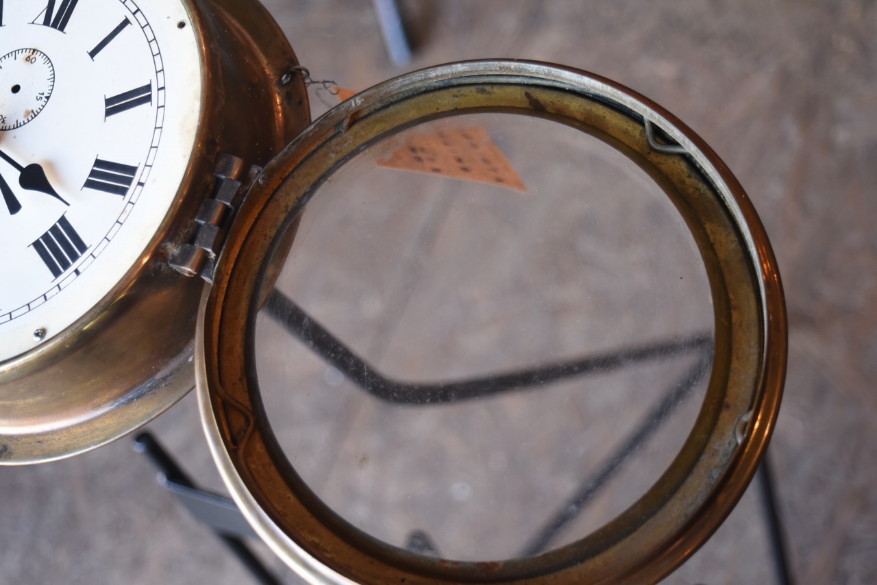 101827 ヴィンテージ　英国時計　SMITHS（スミス）船舶掛け時計 101827