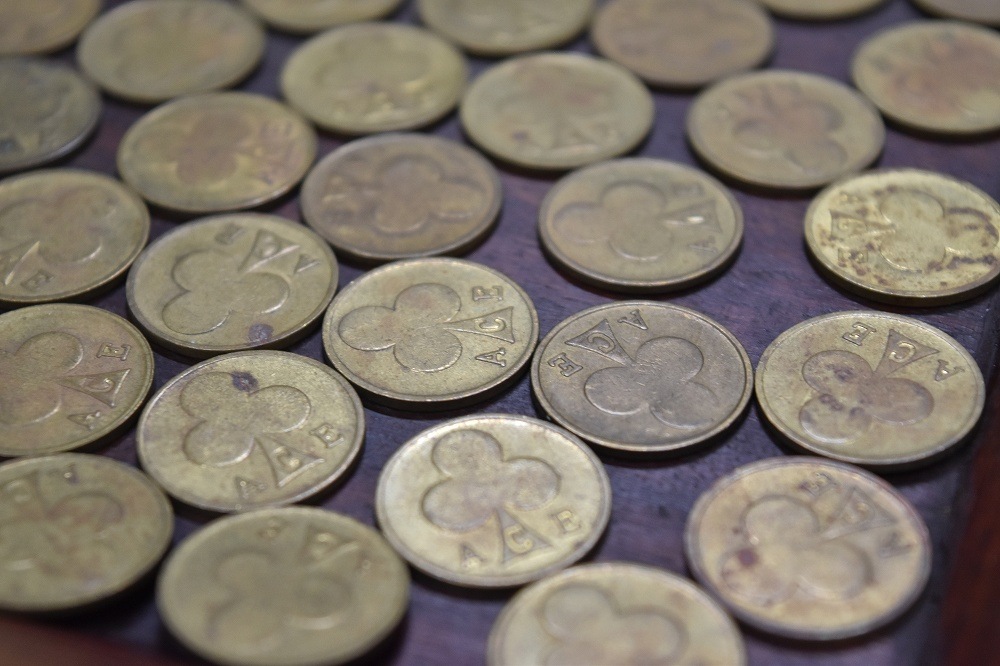 107148  エースカフェ　トークン　コイン　エースコイン　ACE COIN　ブラス 真鍮 Ace Cafe London　バイク CafeRacer Rockers ロッカーズ カフェレーサー 英国