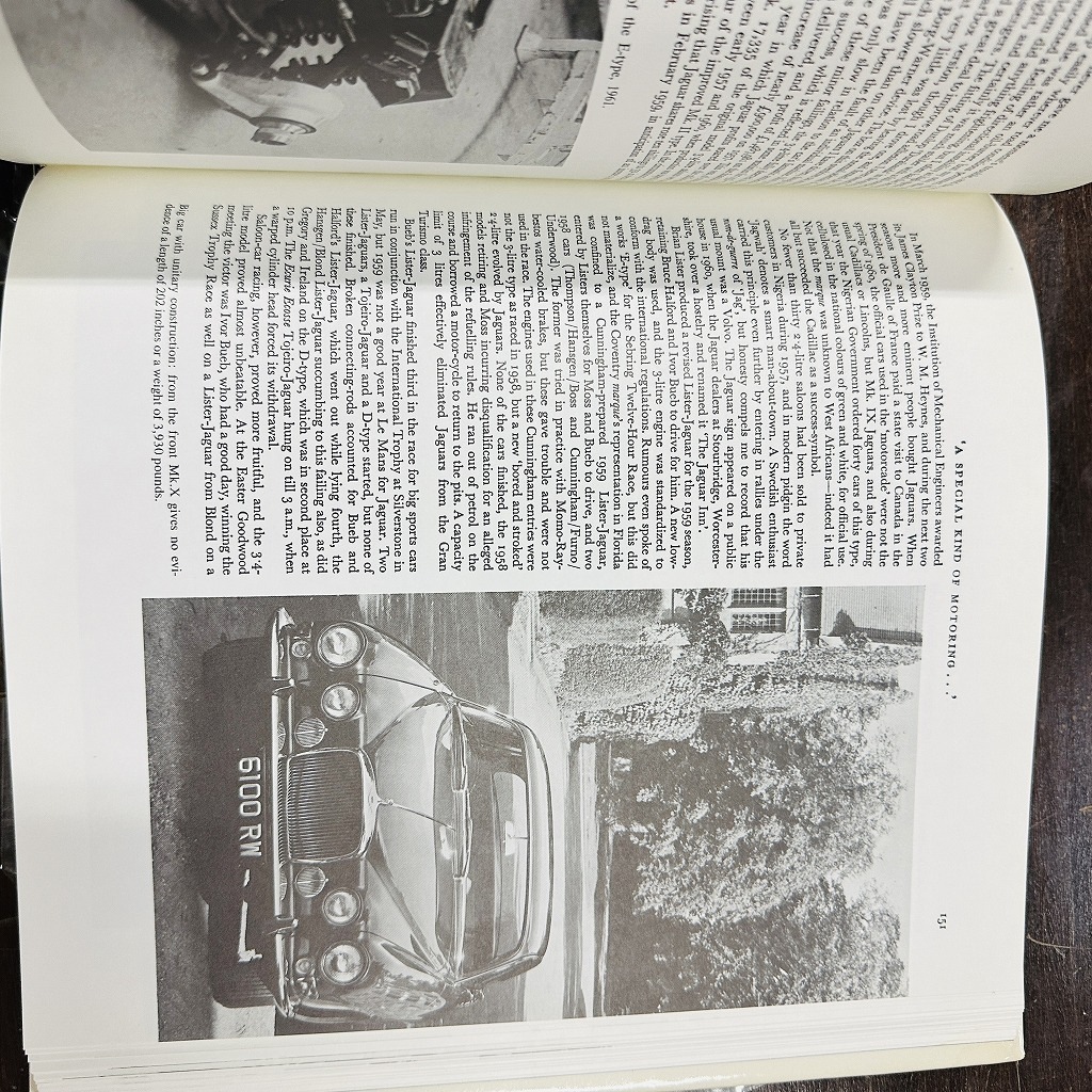 B4616「JAGUAR BY LORD MONTAGU OF BEAULIEU」ジャガー ジャグァー クラシックカー