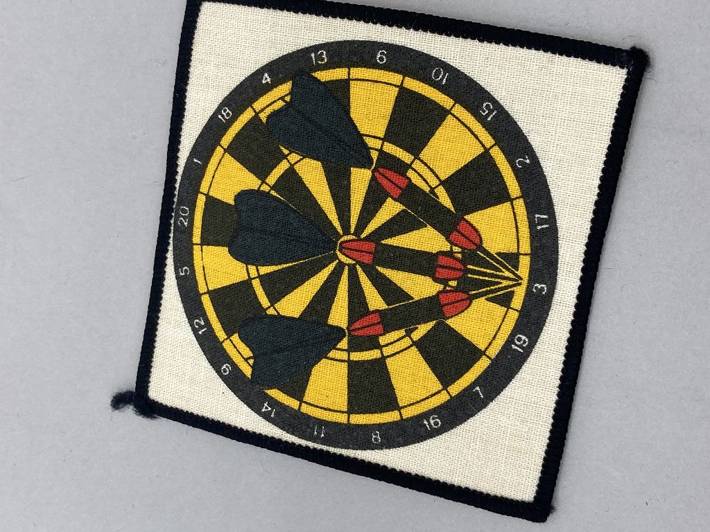 108631 「dart board」ダーツボード　パッチ　ワッペン　