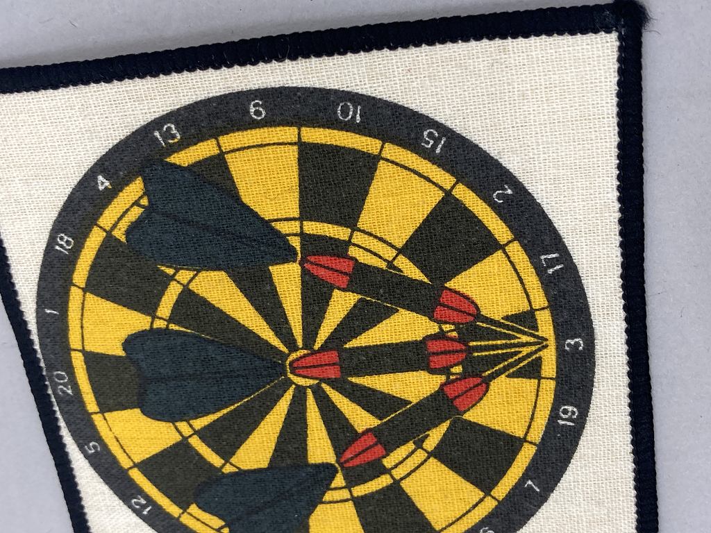 108631 「dart board」ダーツボード　パッチ　ワッペン　