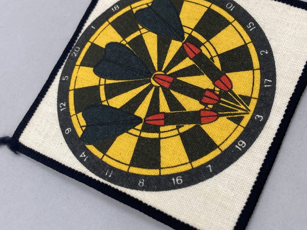 108631 「dart board」ダーツボード　パッチ　ワッペン　