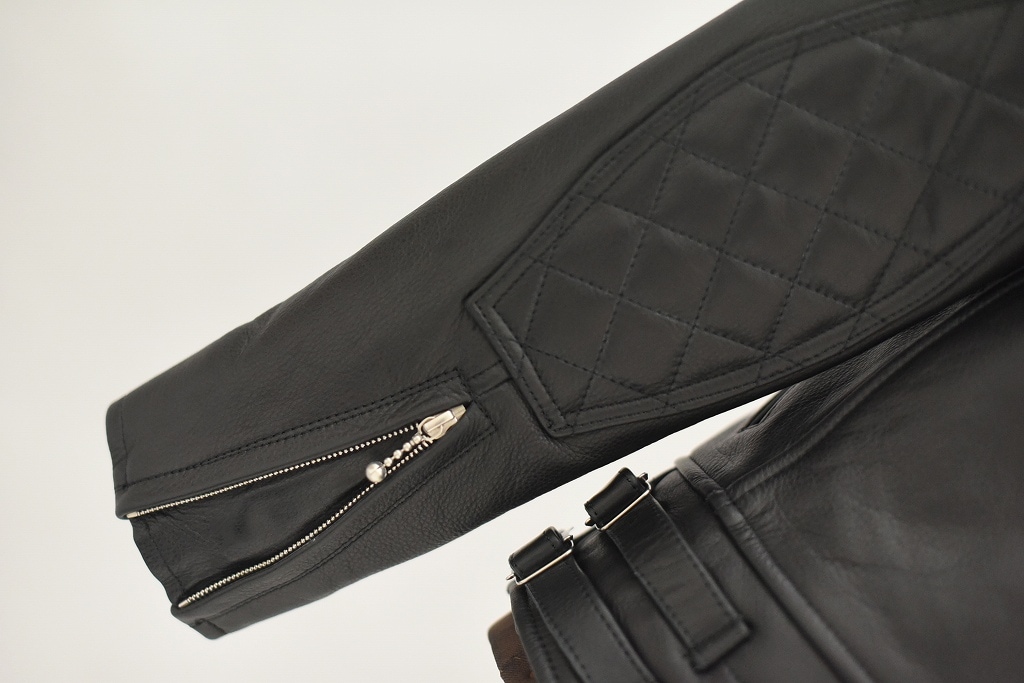 英国 「GOLDTOP」 「The '76 Cafe Racer Jacket」 レザージャケット COLOR:BLACK 送料無料