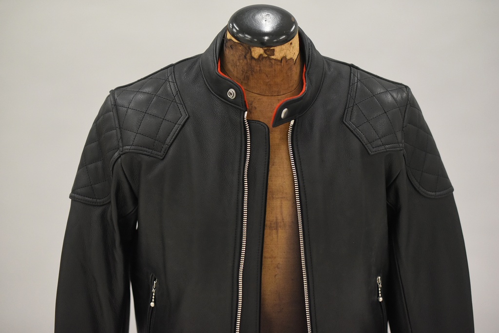 英国 「GOLDTOP」 「The '76 Cafe Racer Jacket」 レザージャケット COLOR:BLACK 送料無料