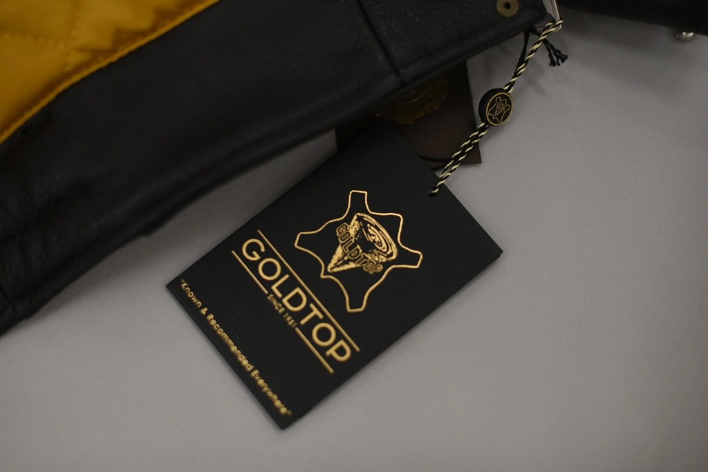 英国 「GOLDTOP」 「The '76 Cafe Racer Jacket」 レザージャケット COLOR:BLACK 送料無料