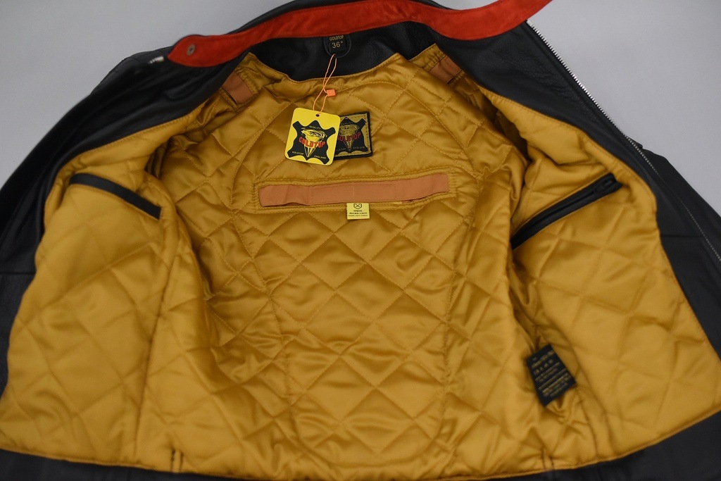 英国 「GOLDTOP」 「The '76 Cafe Racer Jacket」 レザージャケット COLOR:BLACK 送料無料