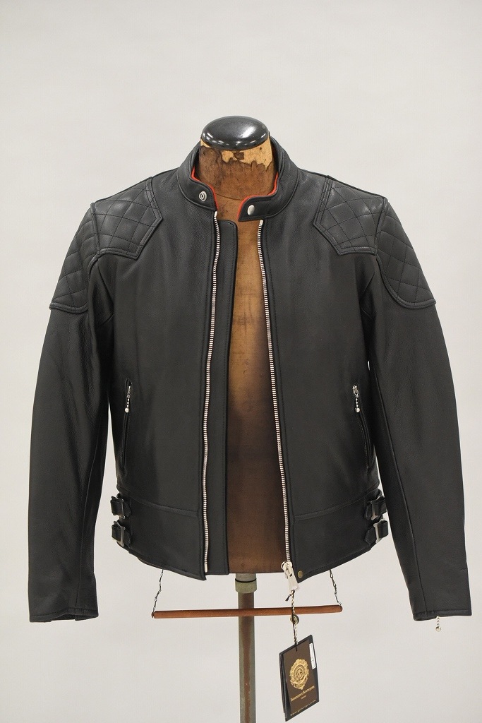 英国 「GOLDTOP」 「The '76 Cafe Racer Jacket」 レザージャケット COLOR:BLACK 送料無料