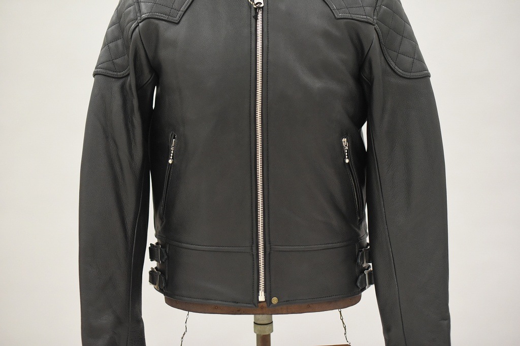 英国 「GOLDTOP」 「The '76 Cafe Racer Jacket」 レザージャケット COLOR:BLACK 送料無料