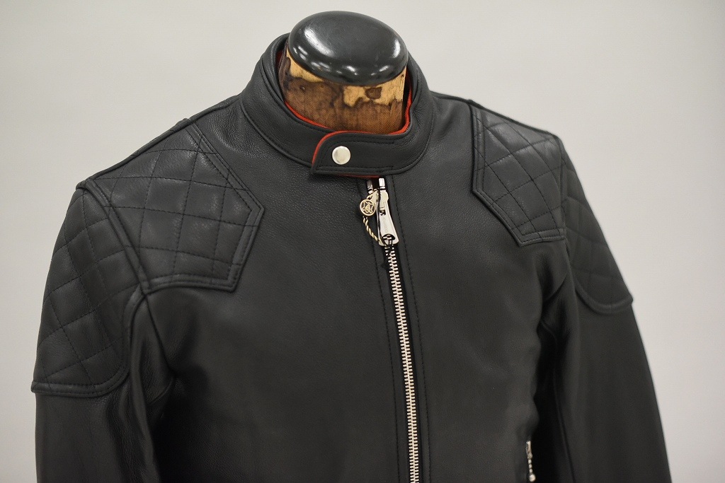 英国 「GOLDTOP」 「The '76 Cafe Racer Jacket」 レザージャケット COLOR:BLACK 送料無料
