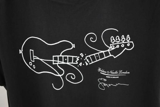 「PAUL SIMONON（THE CLASH)」 「Brocken bass」 GOLDEN NEEDLE LONDON  MADE IN ENGLAND  Ｔシャツ メンズ