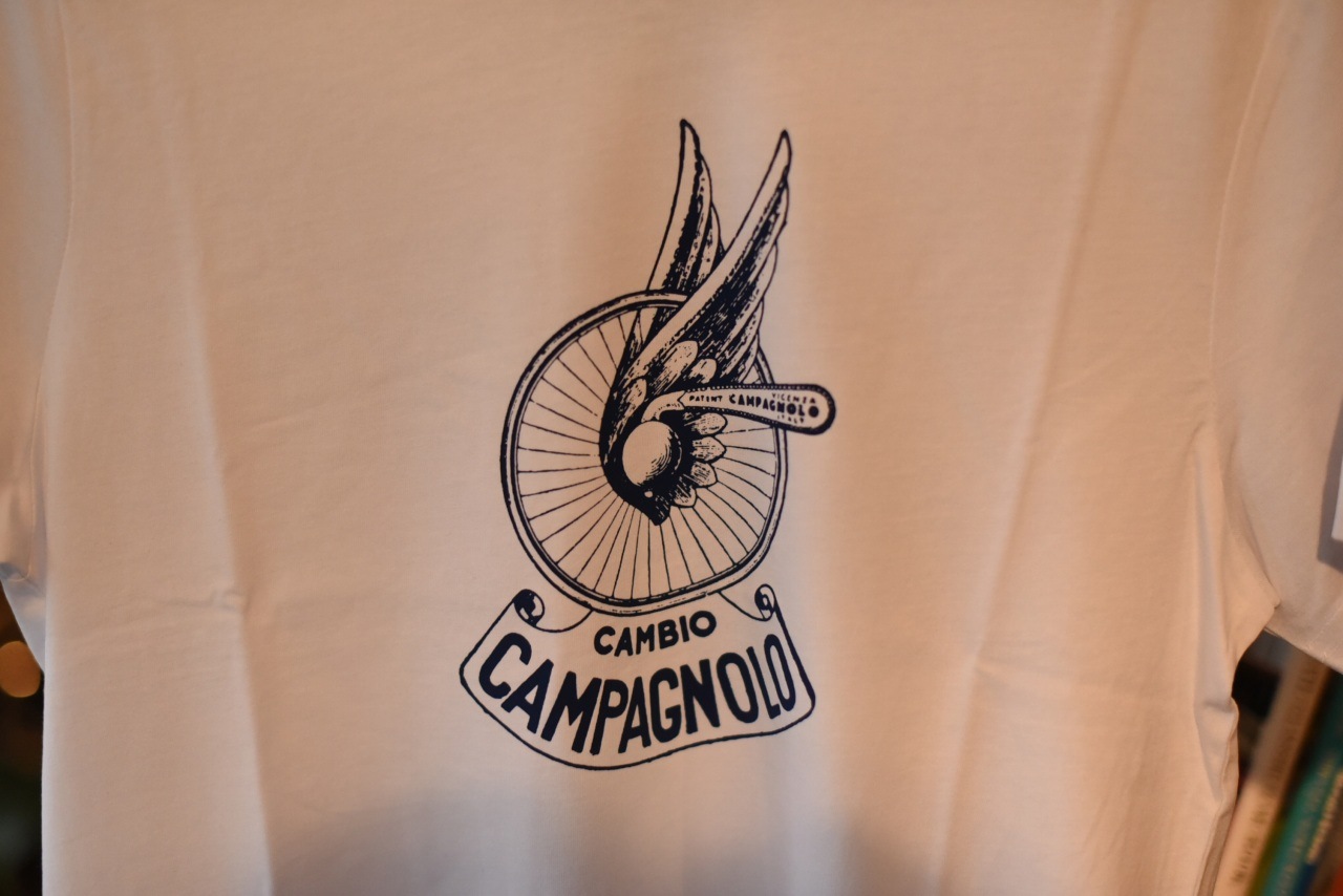 ホワイト S 国内未発売　カンパニョーロ  クラシック Ｔシャツ　CAMPAGNOLO