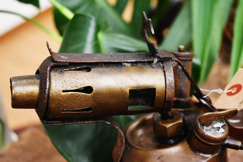 105285 「OPTIMUS」 オプティマス No.411 UPPL VASBY ブラス トーチ バーナー ブロートーチ コンロ キャンプ 真鍮 MADE IN SWEDEN